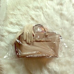 Brand new tan leather Coach Purse